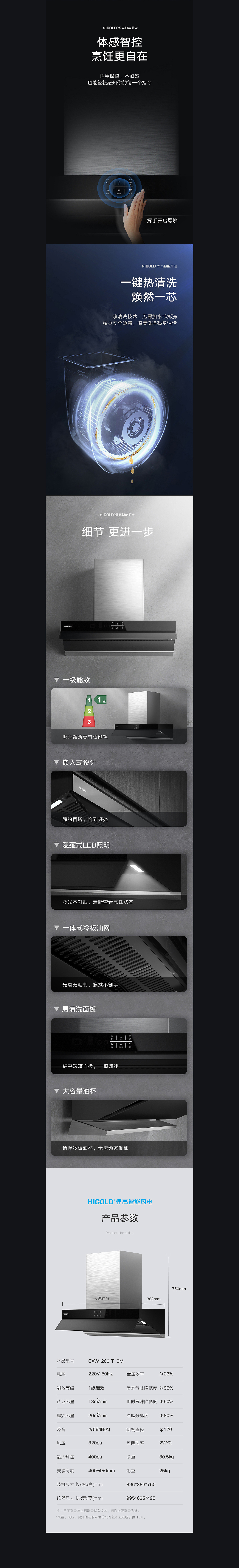 烟机详情页设计