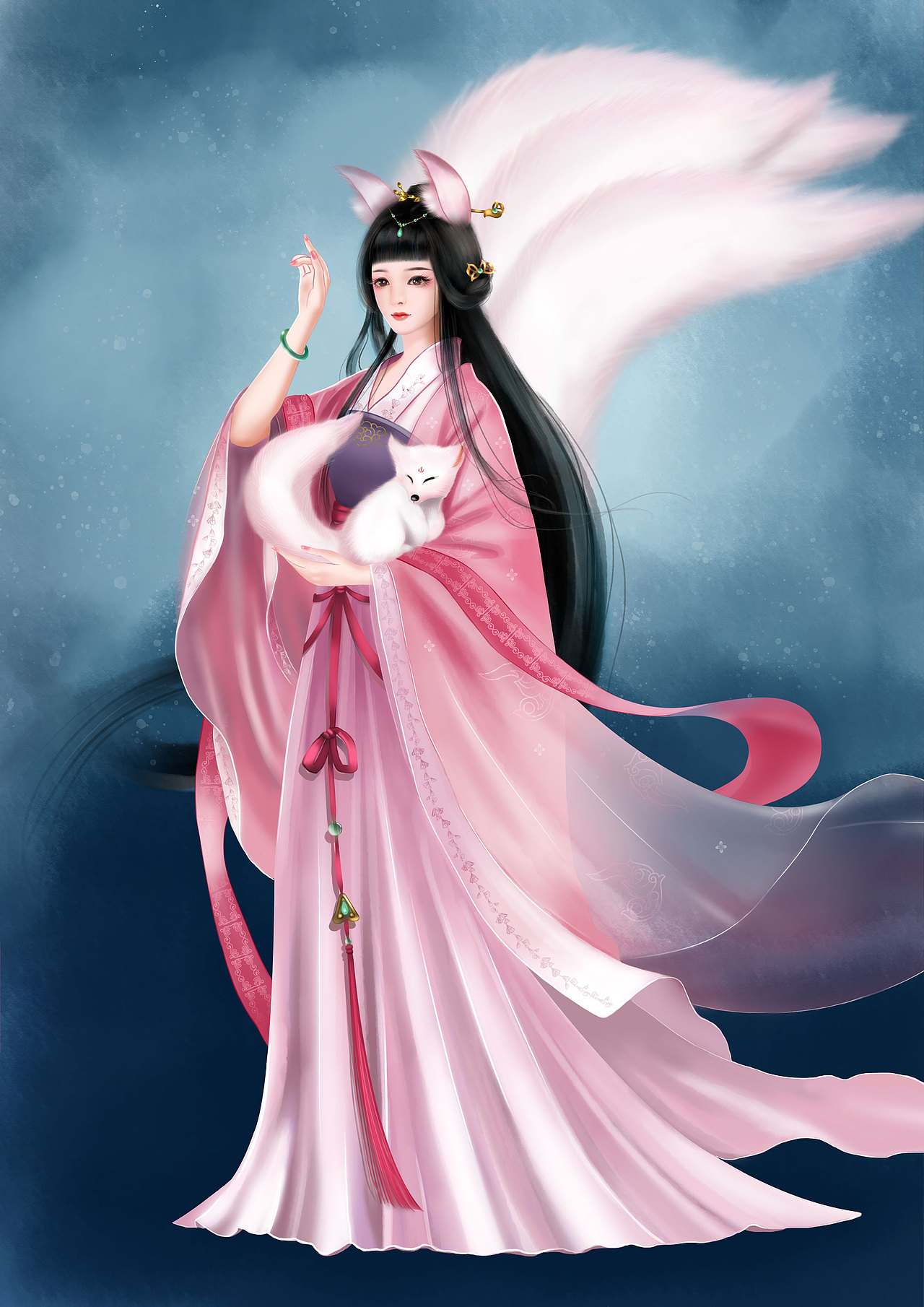 古风女小狐狸