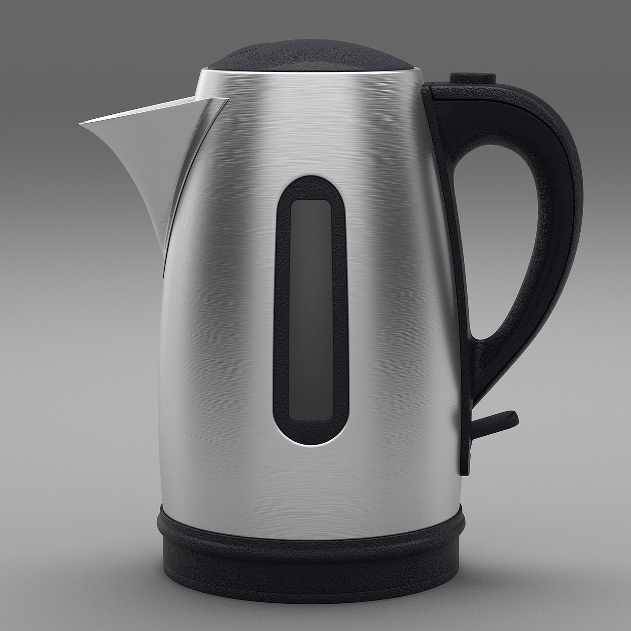 C4D渲染不锈钢水壶