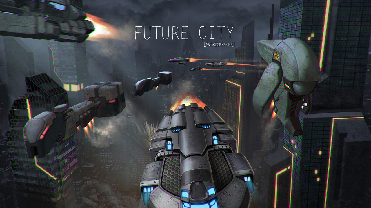 概念设计《Future City》（图ZNzI5NDE3NjQ=） - 概念设定 - 站酷设计师Swordsman小北原创素材 - 站酷ZCOOL