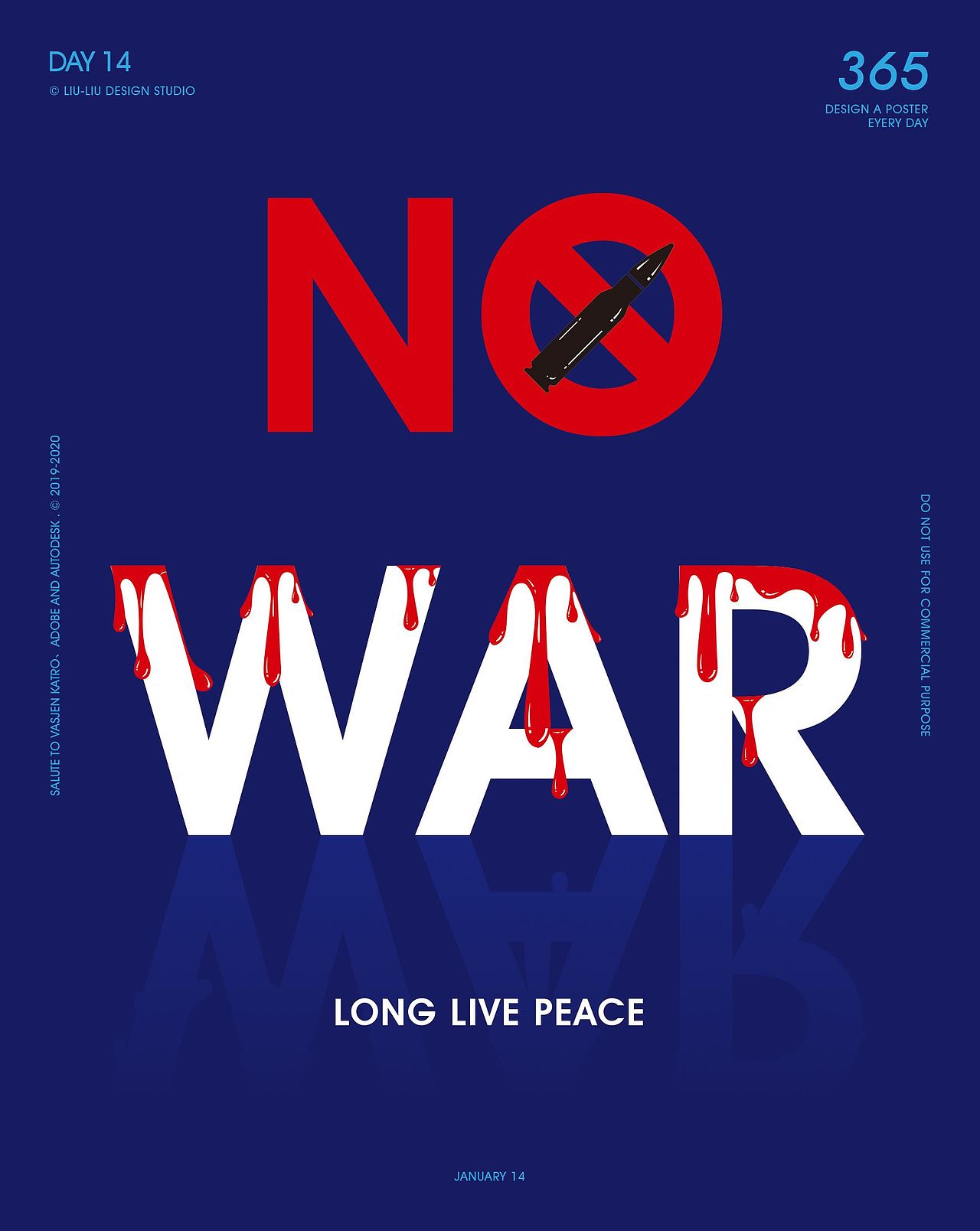 反战题材的原创创意海报