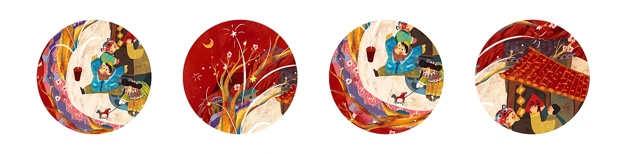 二十四节气商业插画