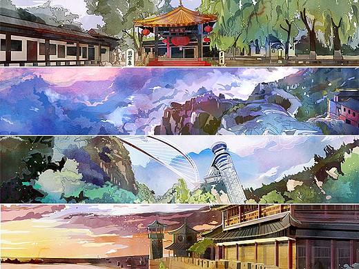 好客山东16地市旅游纪念明信片