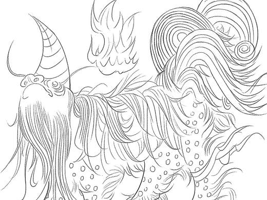 自学板绘！第一张！