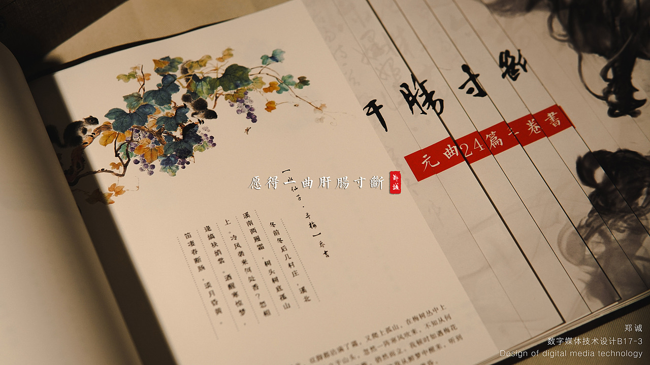 《愿得一曲肝肠寸断》书籍装帧设计摄影 —— 龙鳞装（图ZMTk0NzM0NDQw） - 书籍/画册 - 站酷设计师杰尼老大原创素材 - 站酷ZCOOL