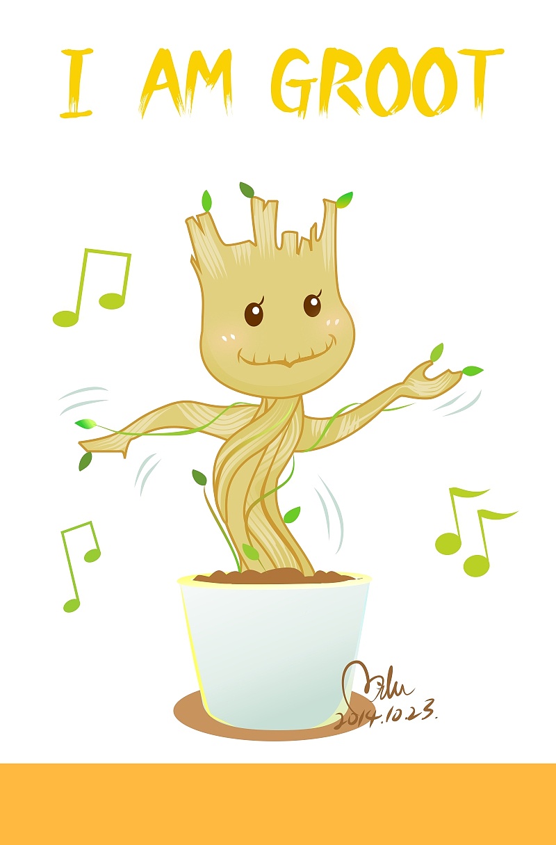 台词就这么简单~呆萌呆萌的树人【银河护卫队】深圳