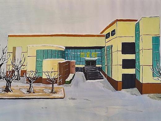 手绘邢台职业技术学院