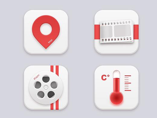 工作之余的打卡練習（個人主頁-ZMzgwNTQ0MDA=） - 圖標 - 站酷設計師花生味的瓜子原創(chuàng)素材 - 站酷ZCOOL