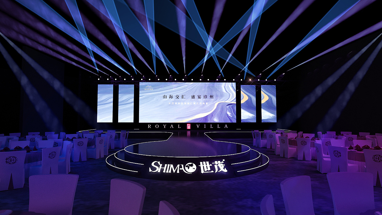 地产答谢晚宴/舞美|空间|舞台美术|够用了吧 - 原创作品 - 站酷