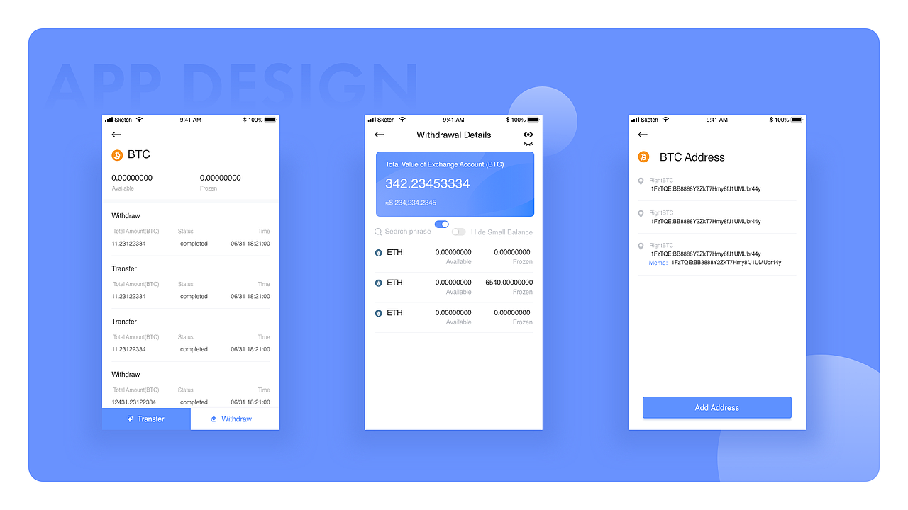 区块链数字交易平台app展示（图ZMTM5NzAzNDky） - APP界面 - 站酷设计师柯基Design原创素材 - 站酷ZCOOL