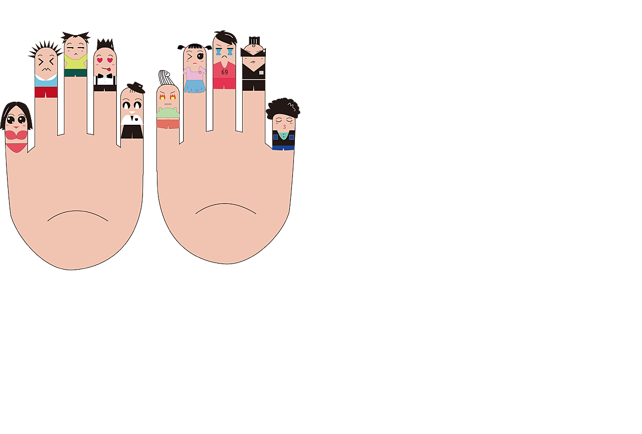 2024最新手指表情包-手指表情包大全-配图网