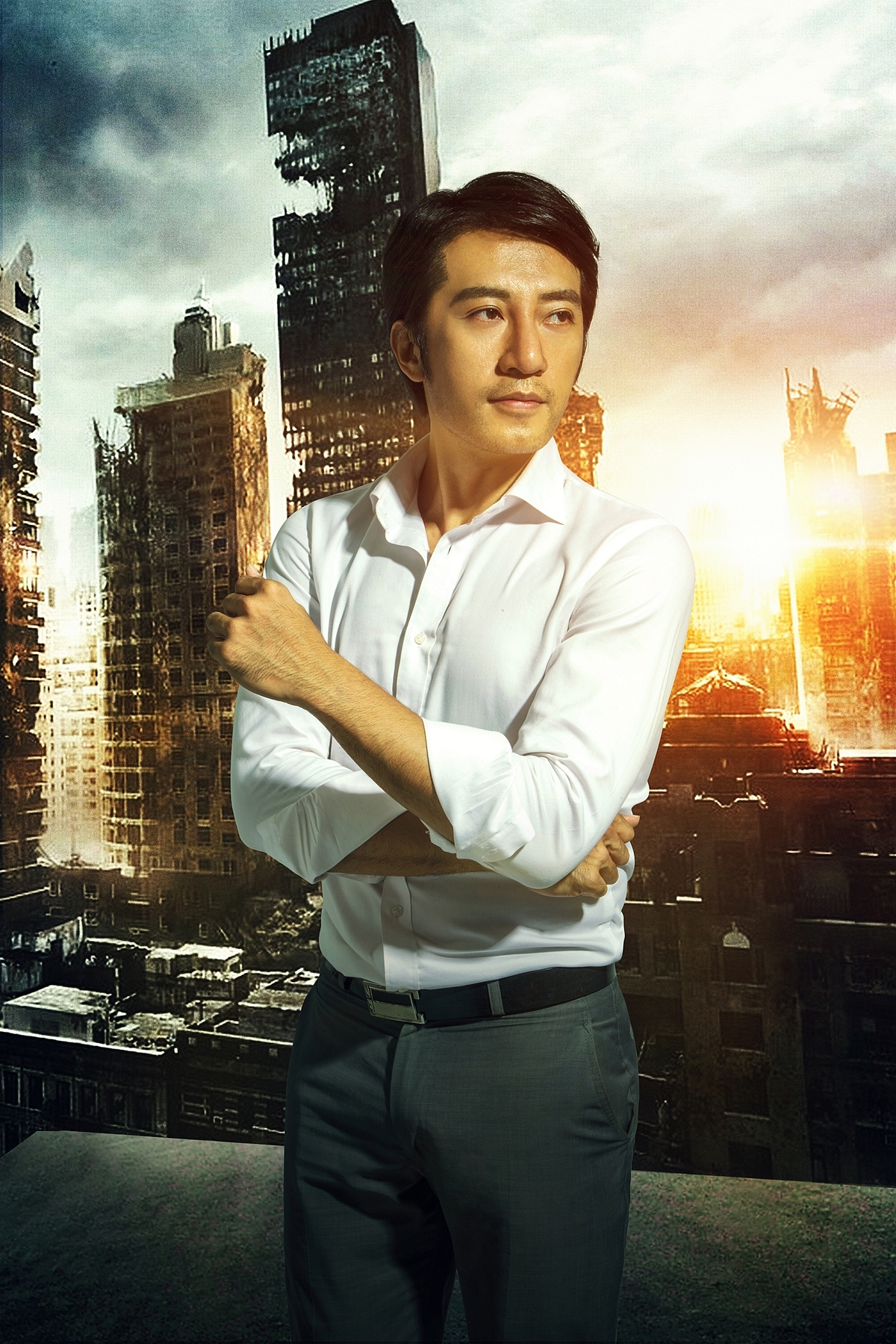 明星电影海报摄影