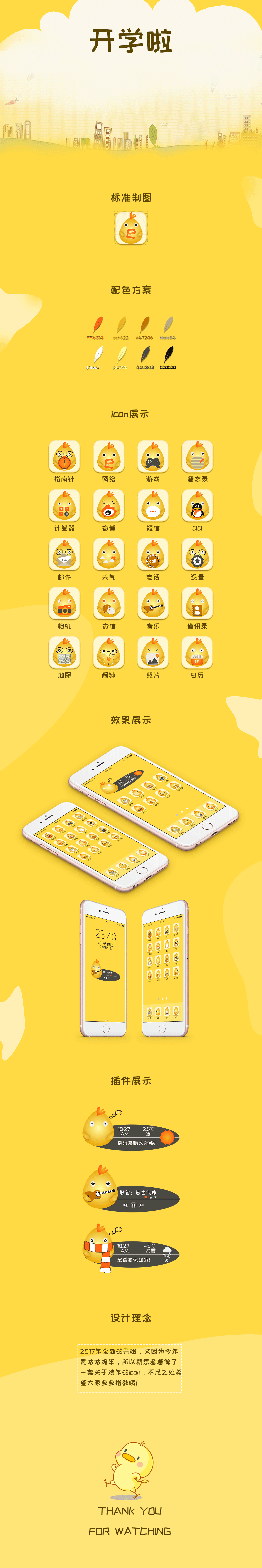 icon排版鸡年icon GUI