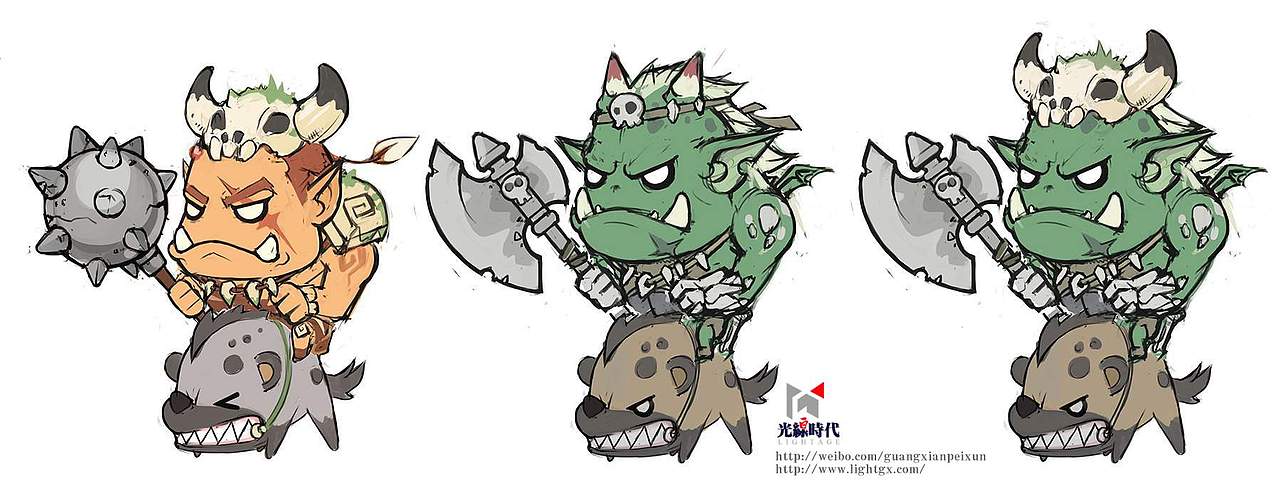 Q版风格（图ZMTAyNDQ3NzU2） - 游戏原画 - 站酷设计师lightablaze原创素材 - 站酷ZCOOL