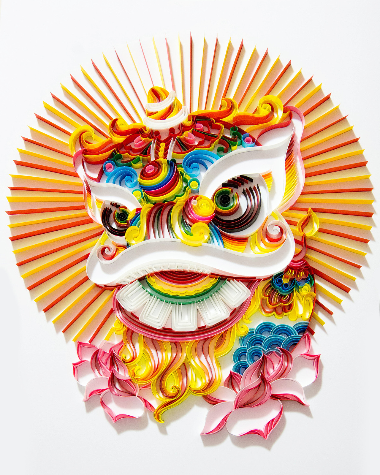 艺术家Laurence Vallières用废纸板制作的动物雕塑。|纸板|雕塑|艺术家_新浪新闻