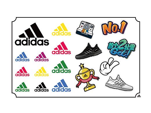 adidas kids 贴纸