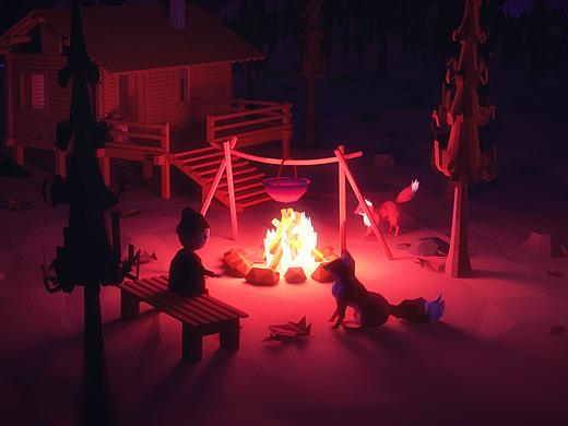 向2017致敬，一些C4D場景作品（個人主頁-ZMjU1MjUwMzI=） - 場景 - 站酷設(shè)計師Goodme原創(chuàng)素材 - 站酷ZCOOL