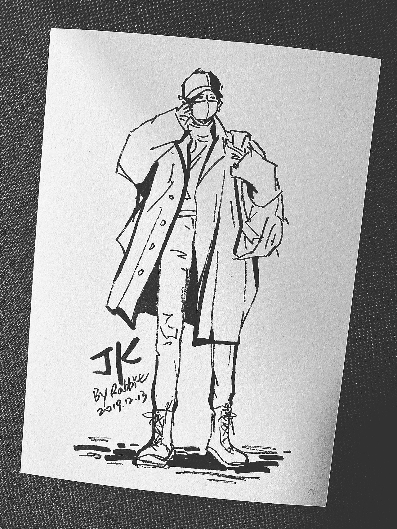 日常涂鸦2019年12月 新年快乐