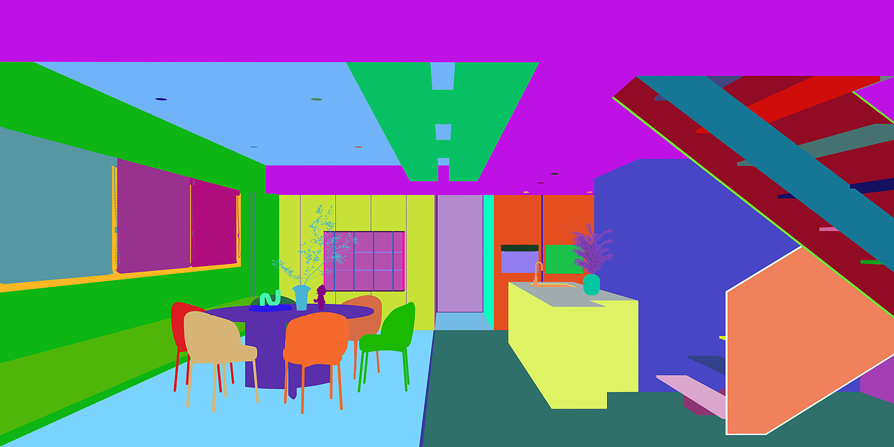 餐厅+厨房 两天建模渲染