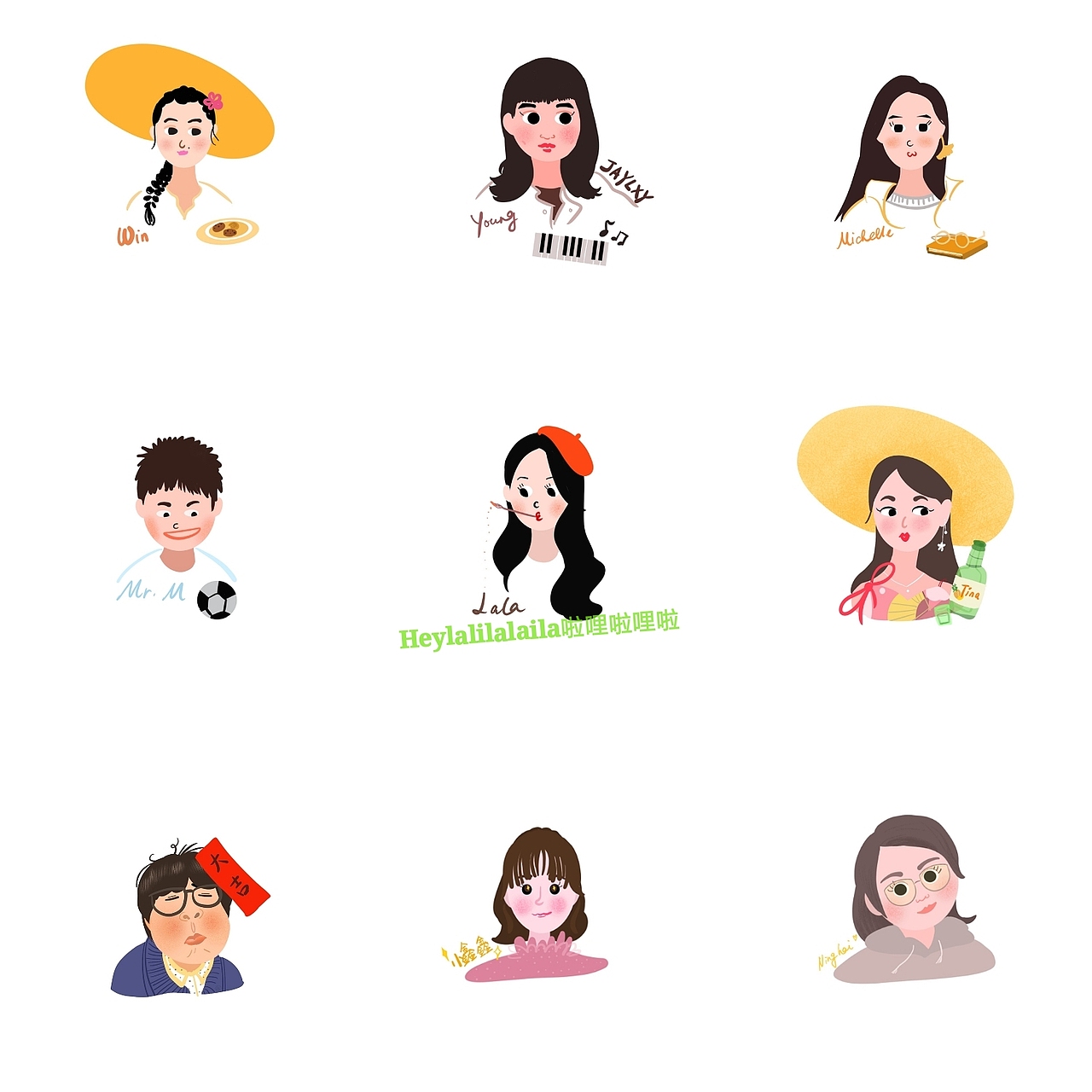 【似颜绘】头像&动图设计