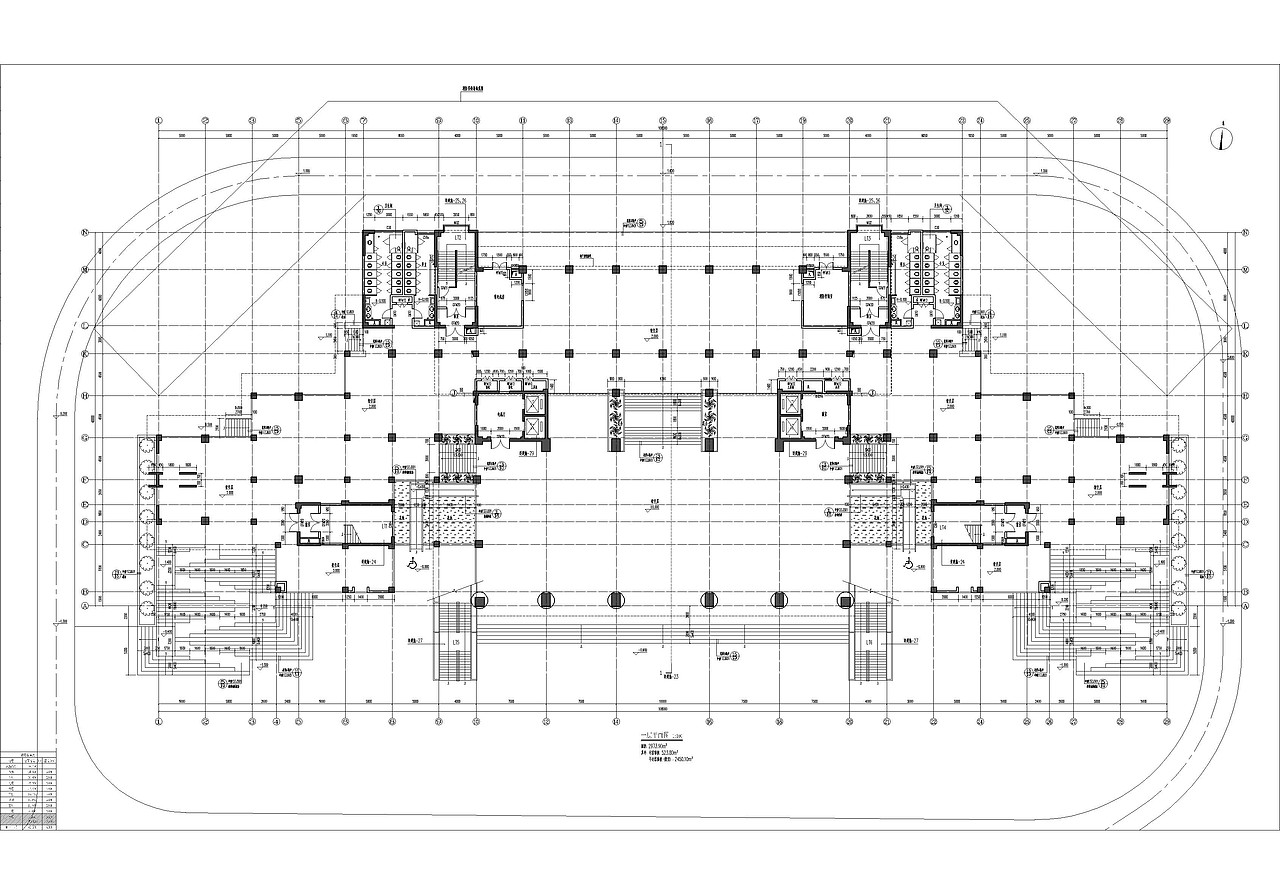 *(土建施工图设计)学校综合楼建筑设计