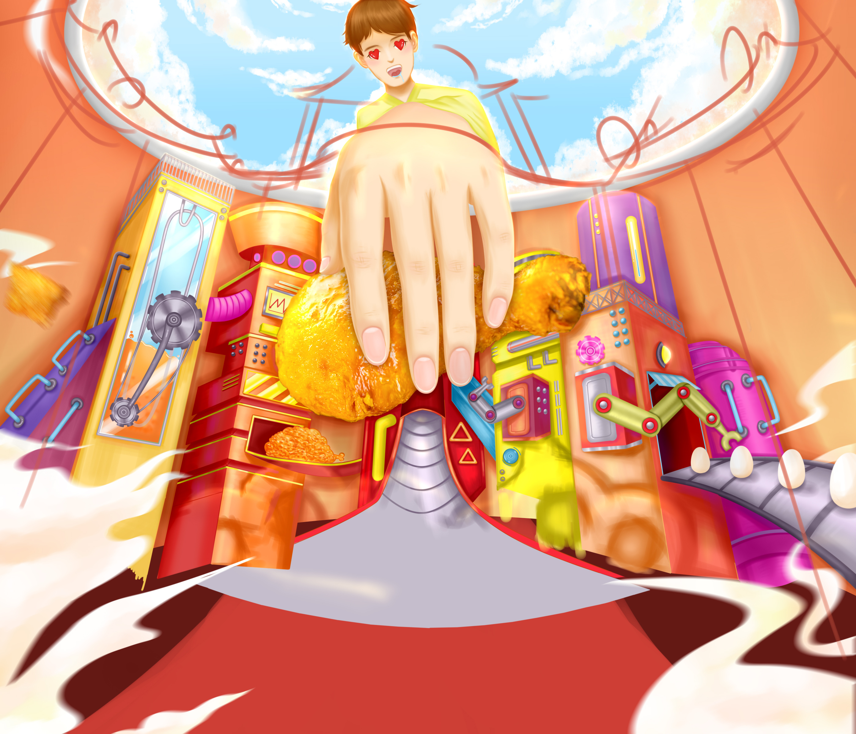 双十二主kv插画