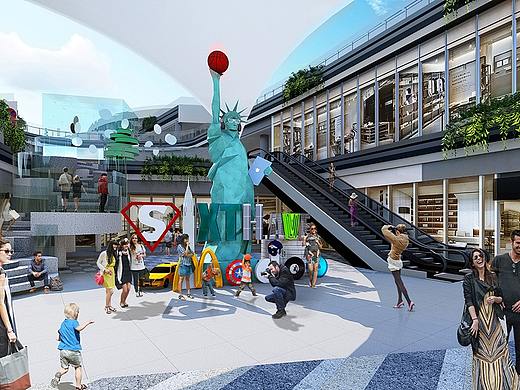 贵阳摩都商业综合体设计：每个商业空间都有自己的摩登