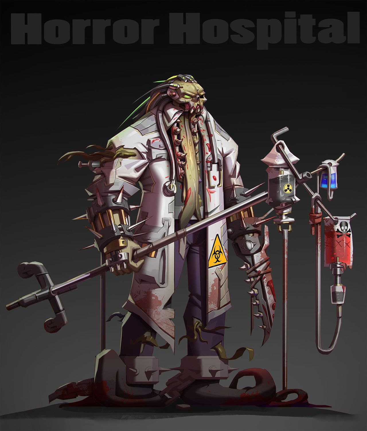 变异医生（图ZMzI1MDgzMjY4） - 游戏原画 - 站酷设计师阿栋aad原创素材 - 站酷ZCOOL