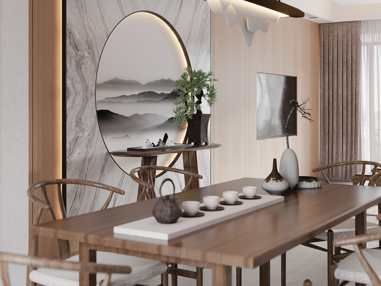 新中式风格效果图