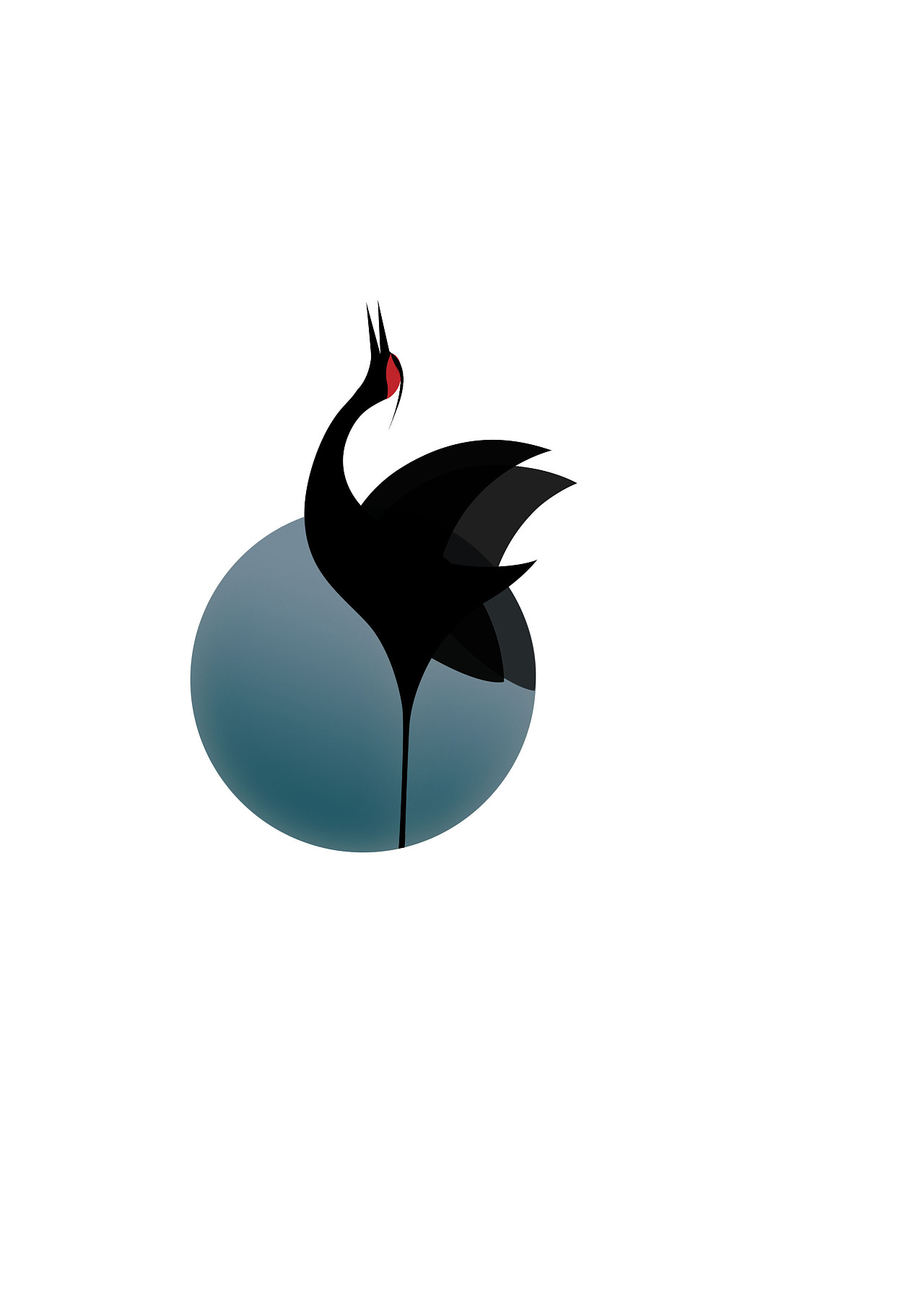 鹤|平面|图案|红qormosia - 原创作品 - 站酷 (zcool)