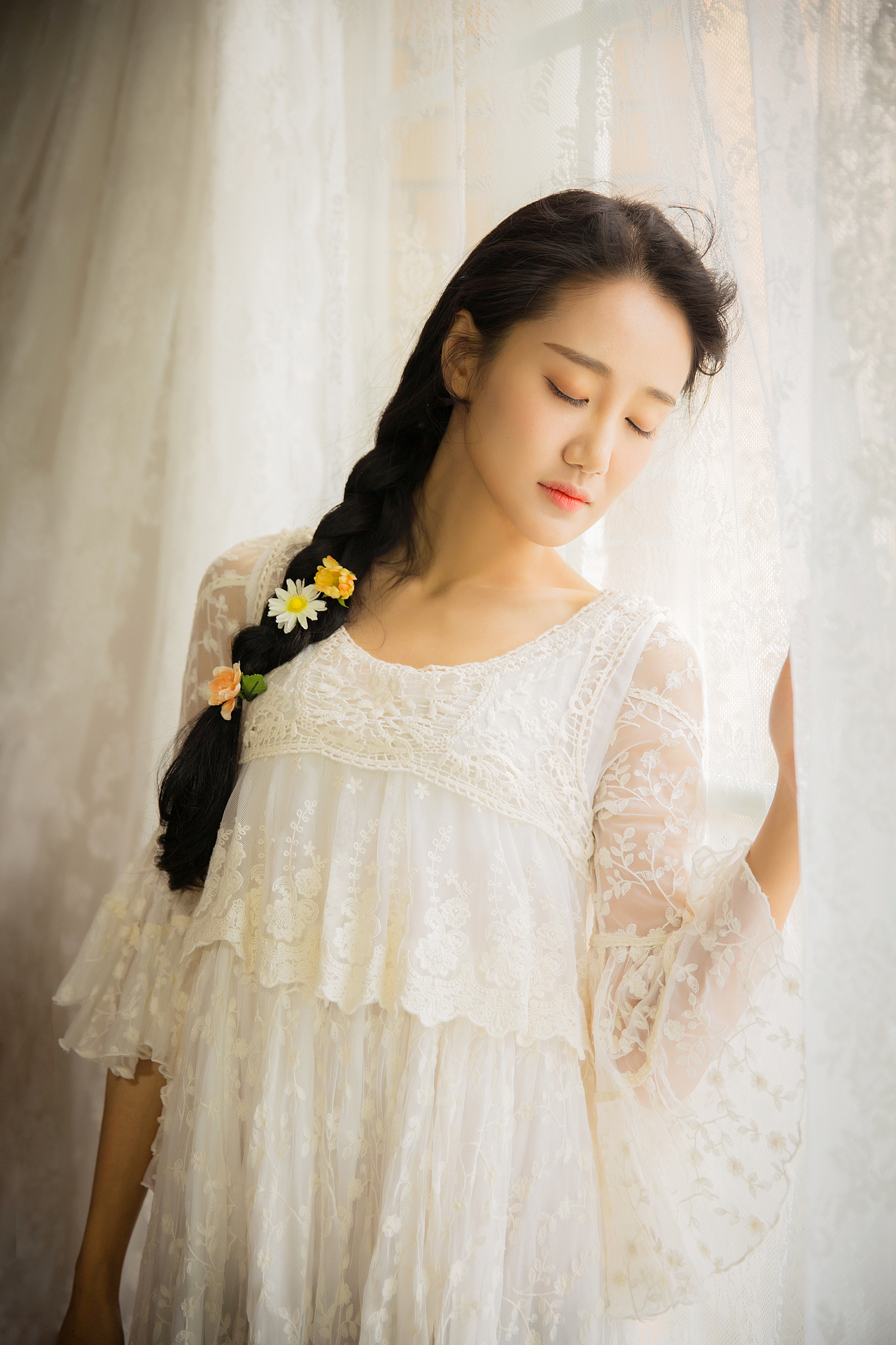 花静幽落，伊人如梦。（图ZMTAwMDQ1MTY4） - 人像摄影 - 站酷设计师Susan陈小逗原创素材 - 站酷ZCOOL