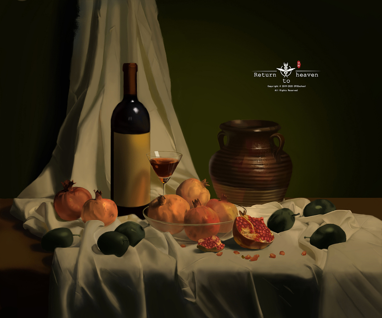 基础班学员静物作品（一）（图ZMjU5NTg0Njg4） - 绘画 - 站酷设计师炽烽CG原创素材 - 站酷ZCOOL