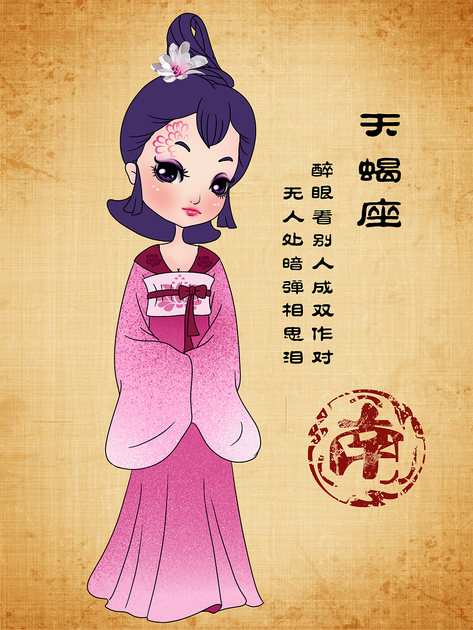 12星座古装q版女孩