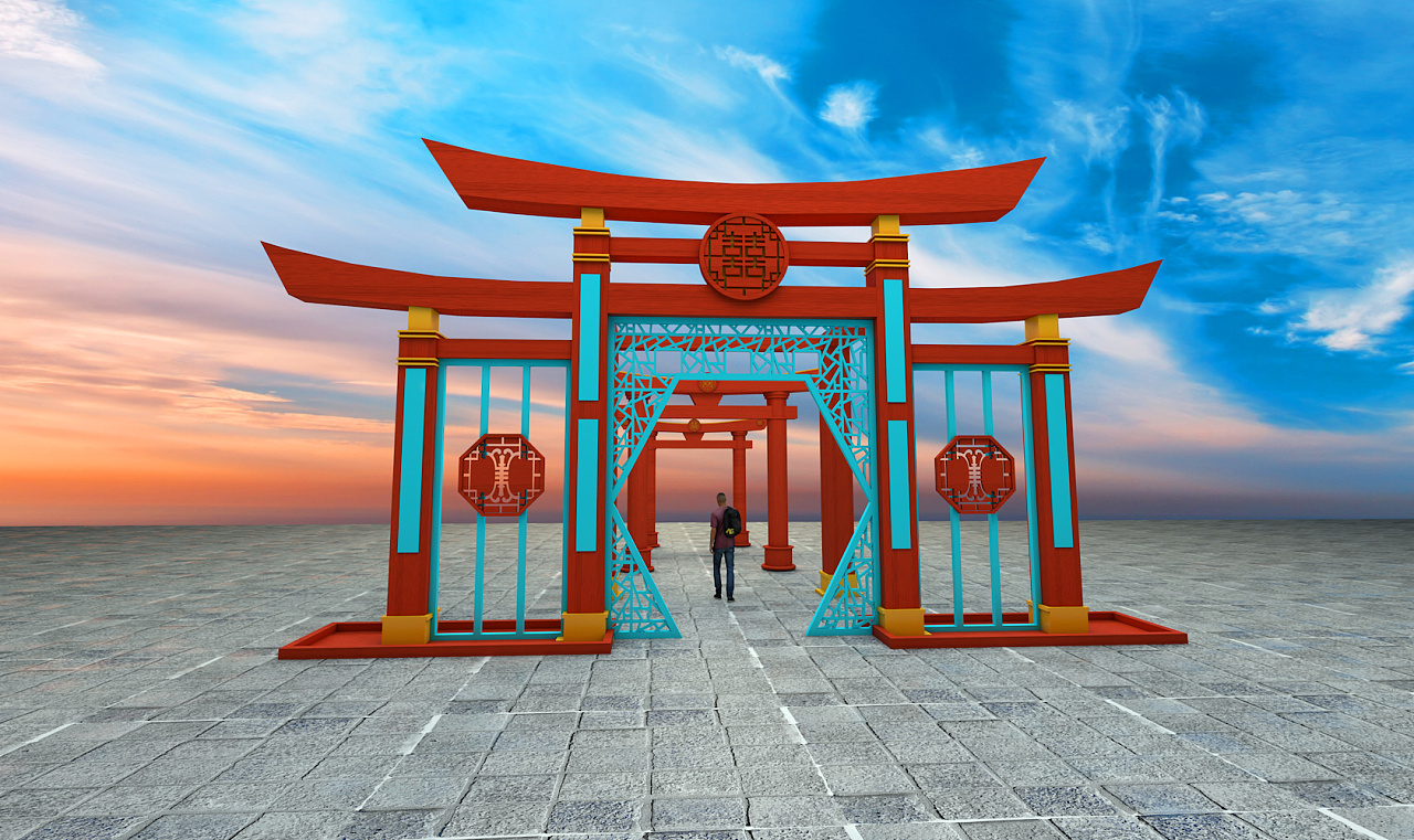 中国风美陈|平面|其他平面|小小蜗 - 原创作品 - 站酷 (zcool)