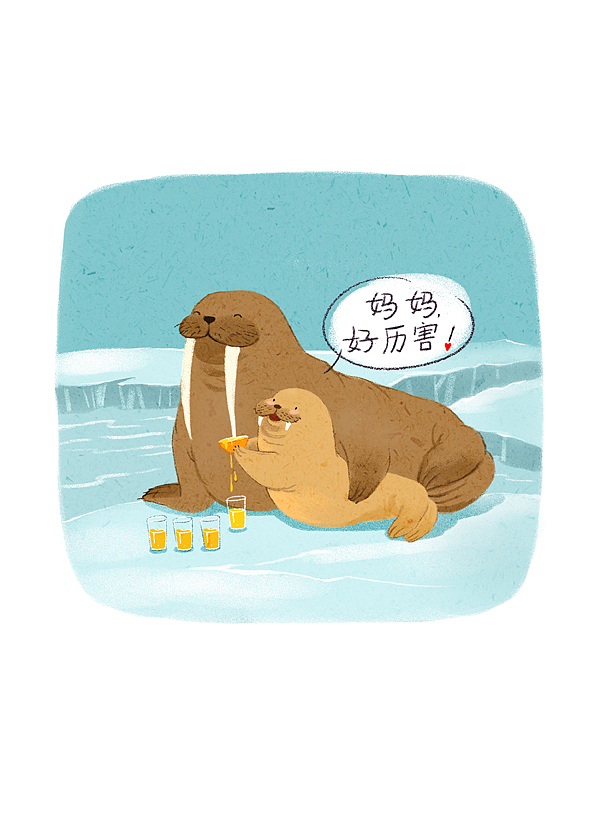 母亲节（图ZNDgzMTA0ODQ=） - 商业插画 - 站酷设计师八月AUG原创素材 - 站酷ZCOOL