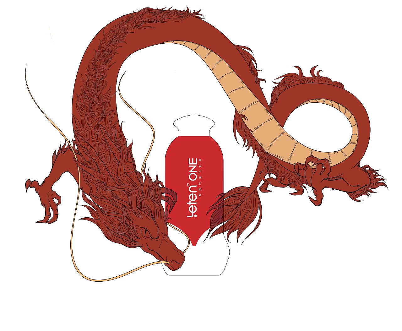 国潮系列-飞龙在天_不羁的老阿姨-站酷zcool