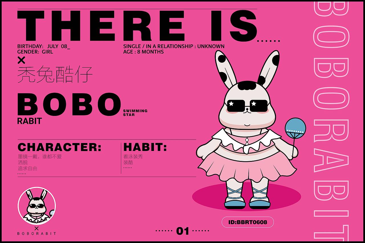 若来IP形象设计——N重兔格的波波（图ZMjIwNjQ1NTUy） - IP形象 - 站酷设计师1chole原创素材 - 站酷ZCOOL