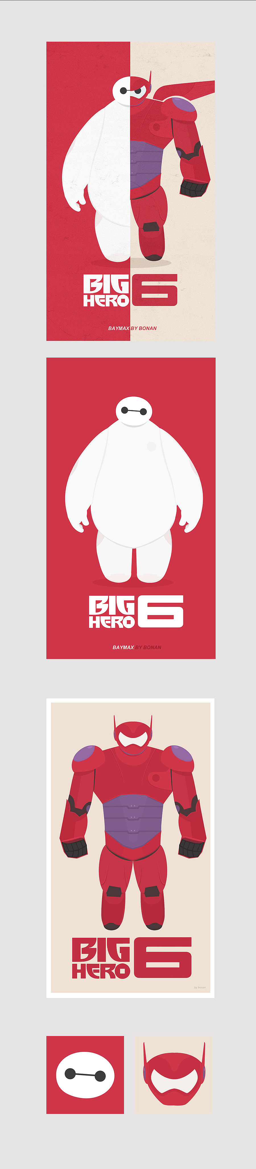 《超能陆战队》 自制 BAYMAX 海报