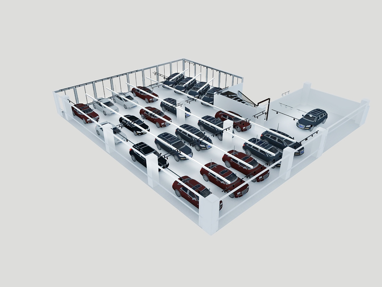 4s店灯光设计方案