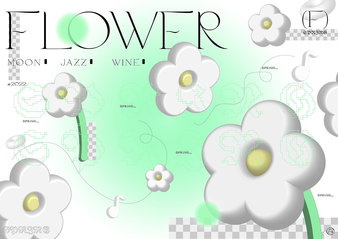 海报设计｜用ai做3d海报（图ZMjk2MDQzODc2） - 海报 - 站酷设计师有点儿意思Design原创素材 - 站酷ZCOOL