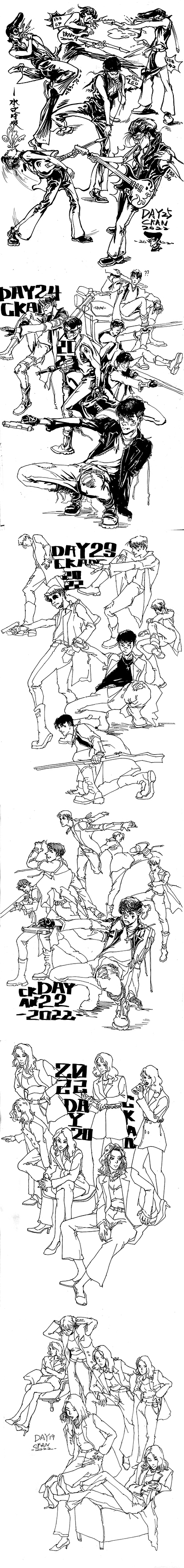 CKAN 速写练习（图ZMzIyMjczNzI0） - 创作习作 - 站酷设计师CKAN程阿砍原创素材 - 站酷ZCOOL