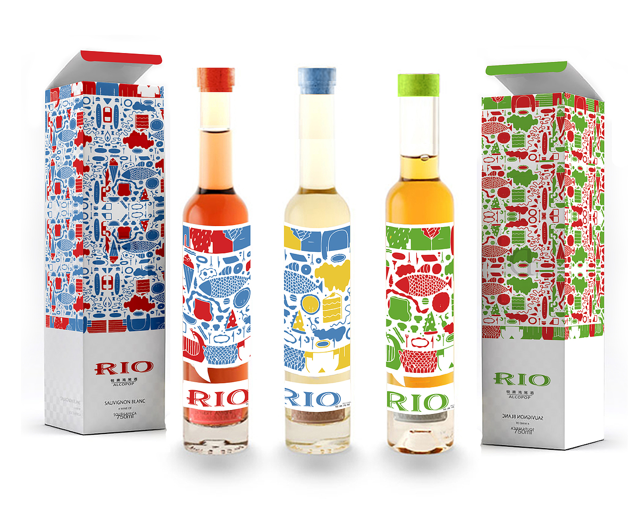 鸡尾酒包装设计