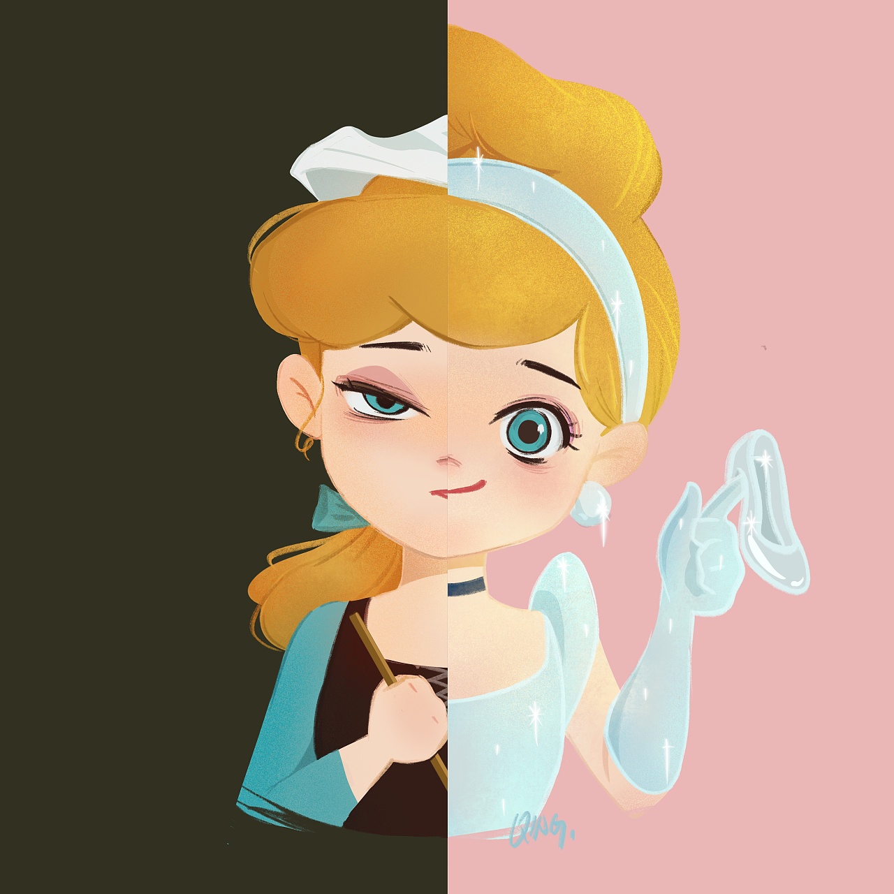 萌版迪士尼的公主们!