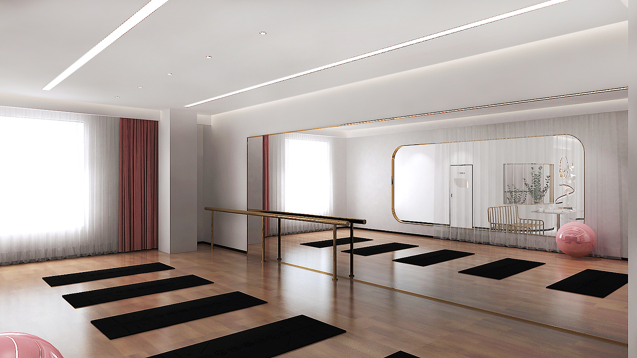 现代瑜伽馆（图ZMjQ0NDE4MjYw） - 家装设计 - 站酷设计师冯老师设计原创素材 - 站酷ZCOOL
