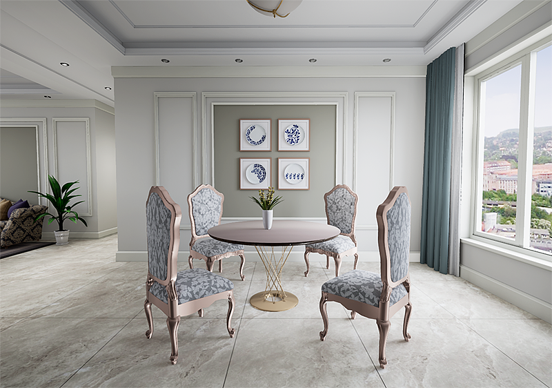 【UE4】简欧风格室内渲染