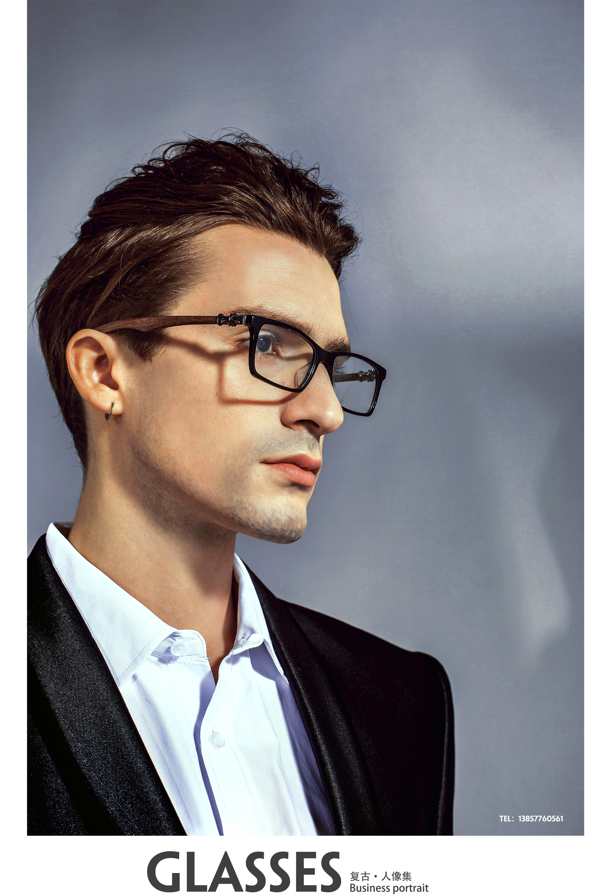 模特眼镜拍摄 - 复古人像集