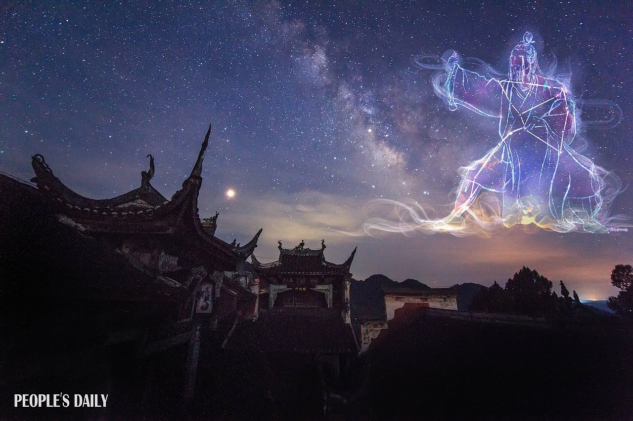 Make A Wish人民日報星空插畫（圖ZMjgzMzMxNzM2） - 藝術(shù)插畫 - 站酷設(shè)計師Momo_沫沫原創(chuàng)素材 - 站酷ZCOOL