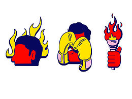 中国青年矢量ICON