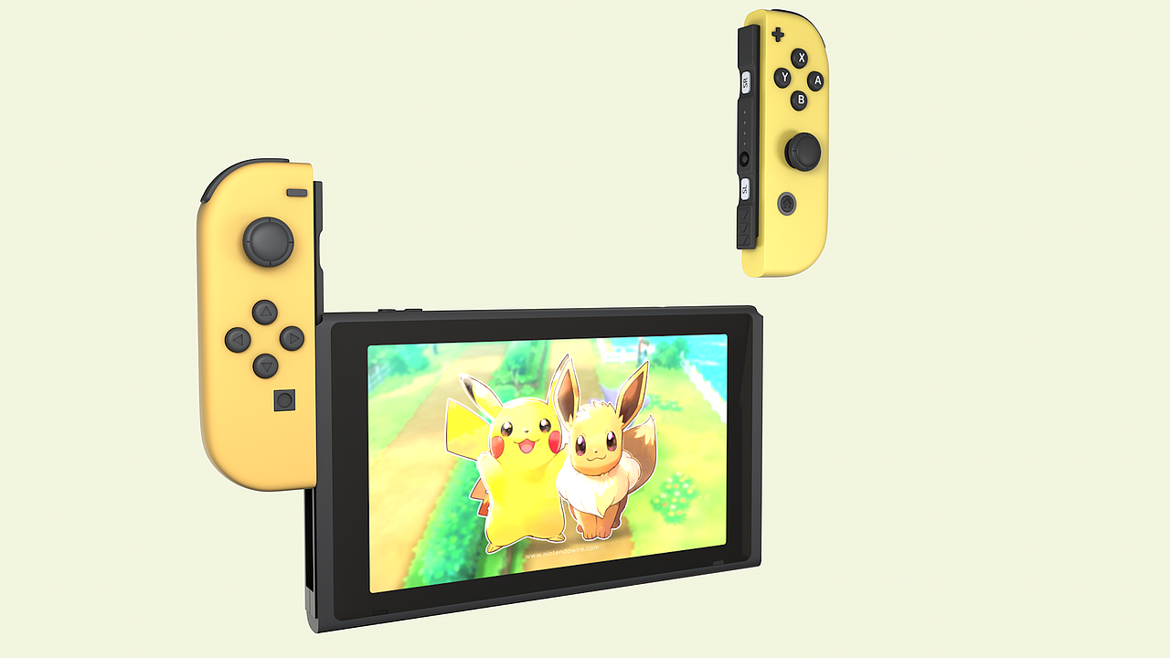 超级精细产品级任天堂switch精灵宝可梦版模型（图ZMTM2MjcwMjgw） - 电子产品 - 站酷设计师逍姚子原创素材 - 站酷ZCOOL