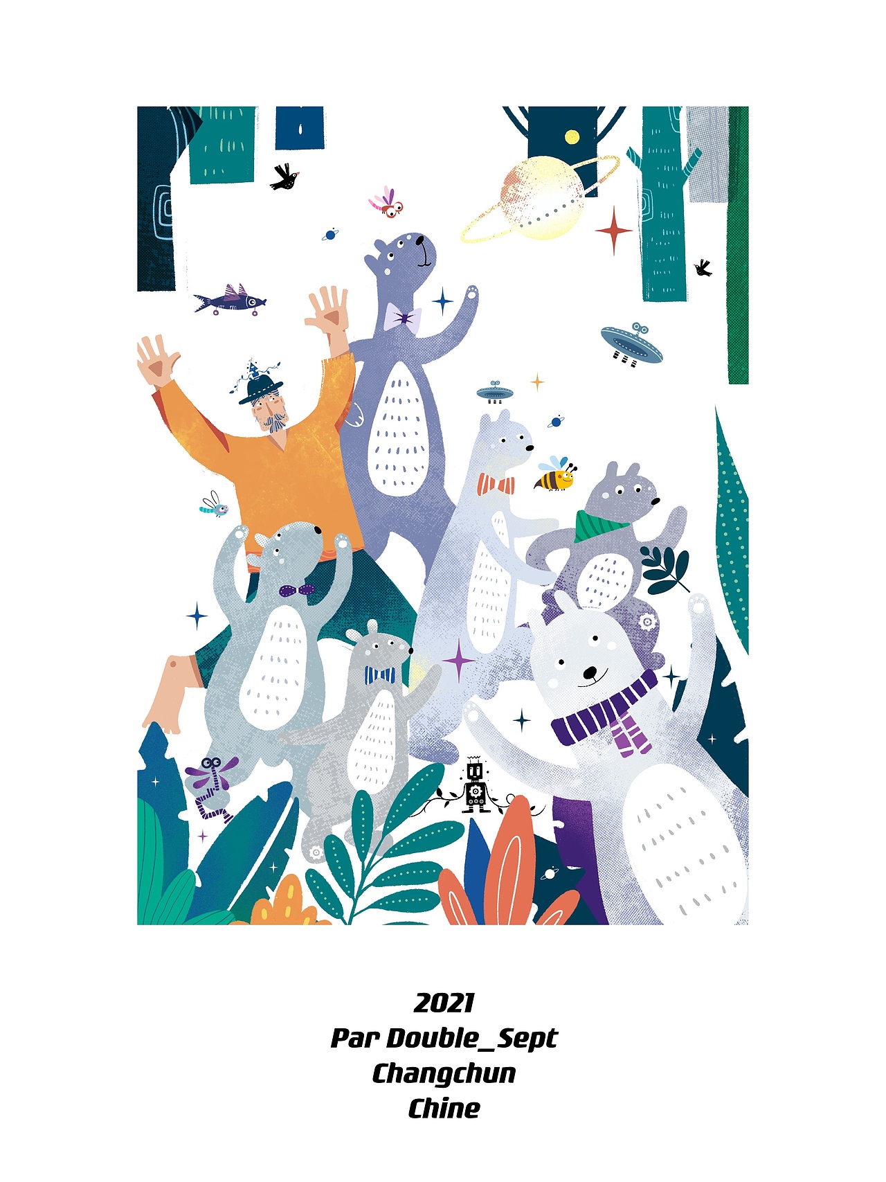 儿童文学插图（图ZMjc4Mjc4NDQw） - 商业插画 - 站酷设计师Double_Sept原创素材 - 站酷ZCOOL